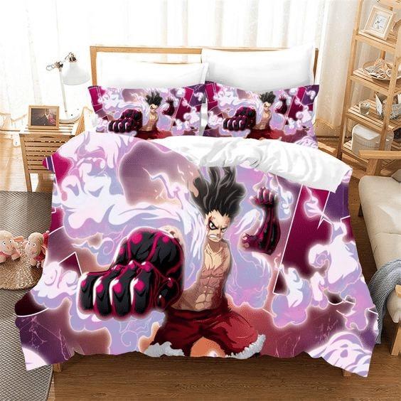 Parure de lit One Piece Monkey D. Luffy 2, One Piece Housse De Couette Ensemble De Literie Parure de lit One Piece Monkey D. Luffy 2, One Piece Housse De Couette Ensemble De Literie