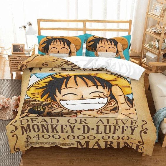 Parure de lit One Piece Monkey D. Luffy 4, One Piece Housse De Couette Ensemble De Literie Parure de lit One Piece Monkey D. Luffy 4, One Piece Housse De Couette Ensemble De Literie
