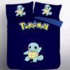 Parure de lit Pokemon Carapuce Housse De Couette Ensemble De Literie