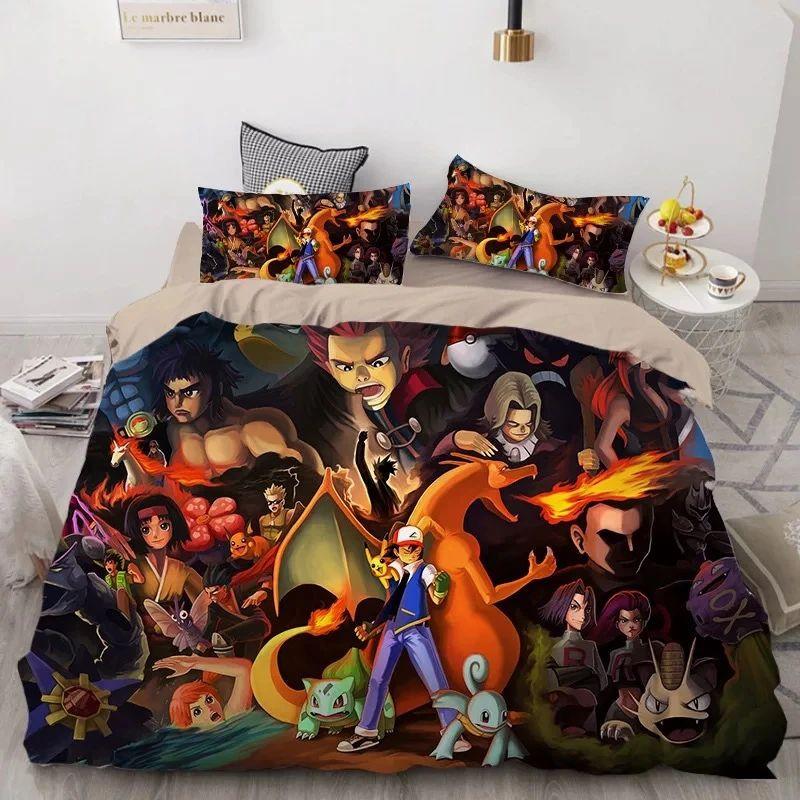 Parure de lit Pokemon Pikachu 15 Housse De Couette Ensemble De Literie Parure de lit Pokemon Pikachu 15 Housse De Couette Ensemble De Literie