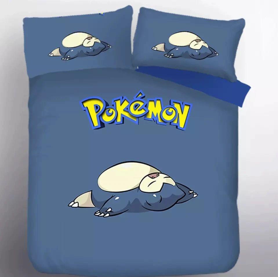 Parure de lit Pokemon Ronflex 2 Housse De Couette Ensemble De Literie Parure de lit Pokemon Ronflex 2 Housse De Couette Ensemble De Literie