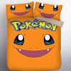 Parure de lit Pokemon Salamèche Housse De Couette Ensemble De Literie