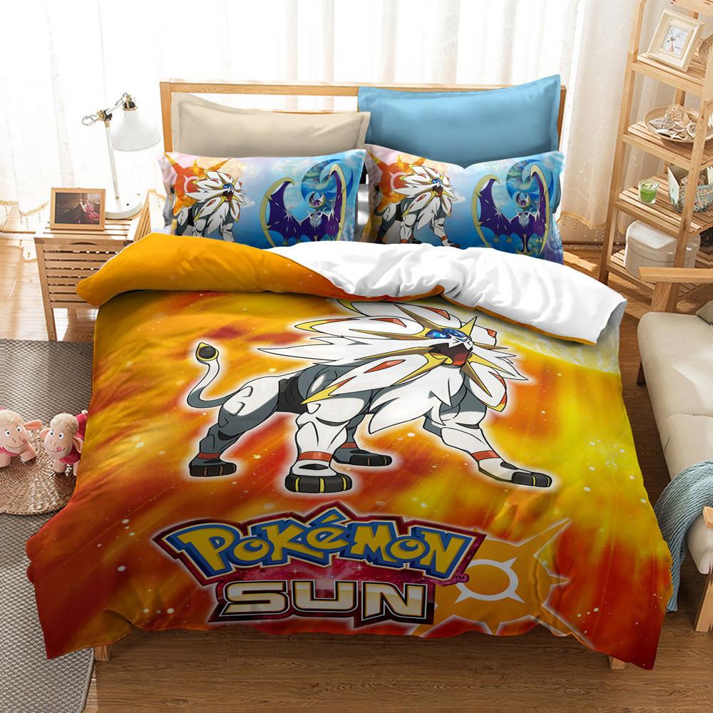 Parure de lit Pokemons drôles 9 Housse De Couette Ensemble De Literie Parure de lit Pokemons drôles 9 Housse De Couette Ensemble De Literie