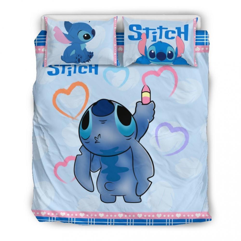 Parure de lit Stitch Disney, joli dessin de point Housse De Couette Ensemble De Literie Parure de lit Stitch Disney, joli dessin de point Housse De Couette Ensemble De Literie