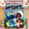 Parure de lit Stitch, Stitch Et Lilo 7 Housse De Couette Ensemble De Literie