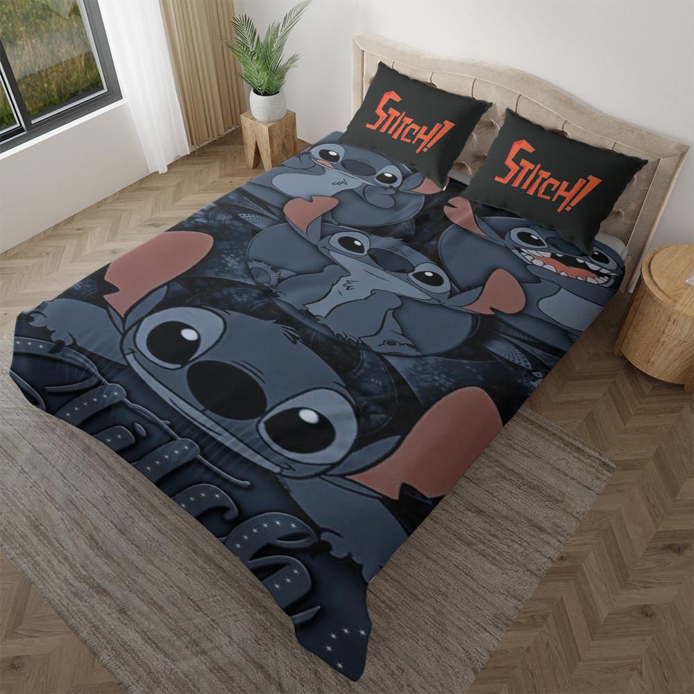 Parure de lit Stitch de Walt Disney Stitch et Lilo Housse De Couette Ensemble De Literie
