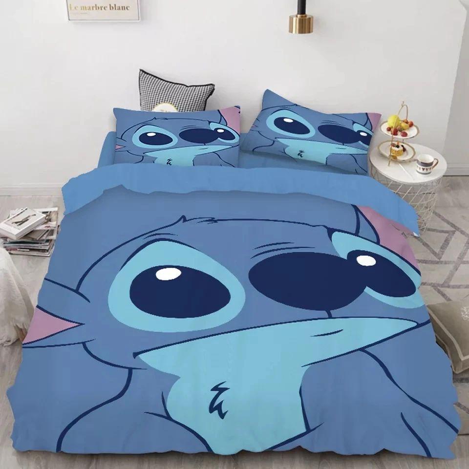 Parure de lit Stitch et Lilo, Stitch mignon Housse De Couette Ensemble De Literie