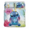 Parure de lit Stitch et Lilo ohana Hawaï et canard Housse De Couette Ensemble De Literie