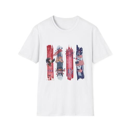 Patriotic Unisex T-Shirt Independence Day, 4th of July, Memorial Day, Veteran