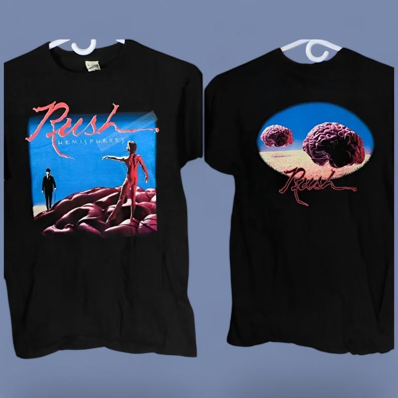 RUSH Band Hemispheres Album 1978 Shirt