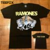 Ramones Road To Ruin Gabba Gabba Hey Punk Rock Band T-Shirt