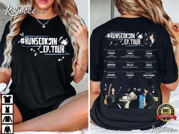 Run Seokjin Ep Tour 2025 BTS Jin T-Shirt