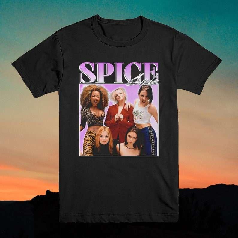 Spice Girls Group Girls T-Shirt Merch Band Music