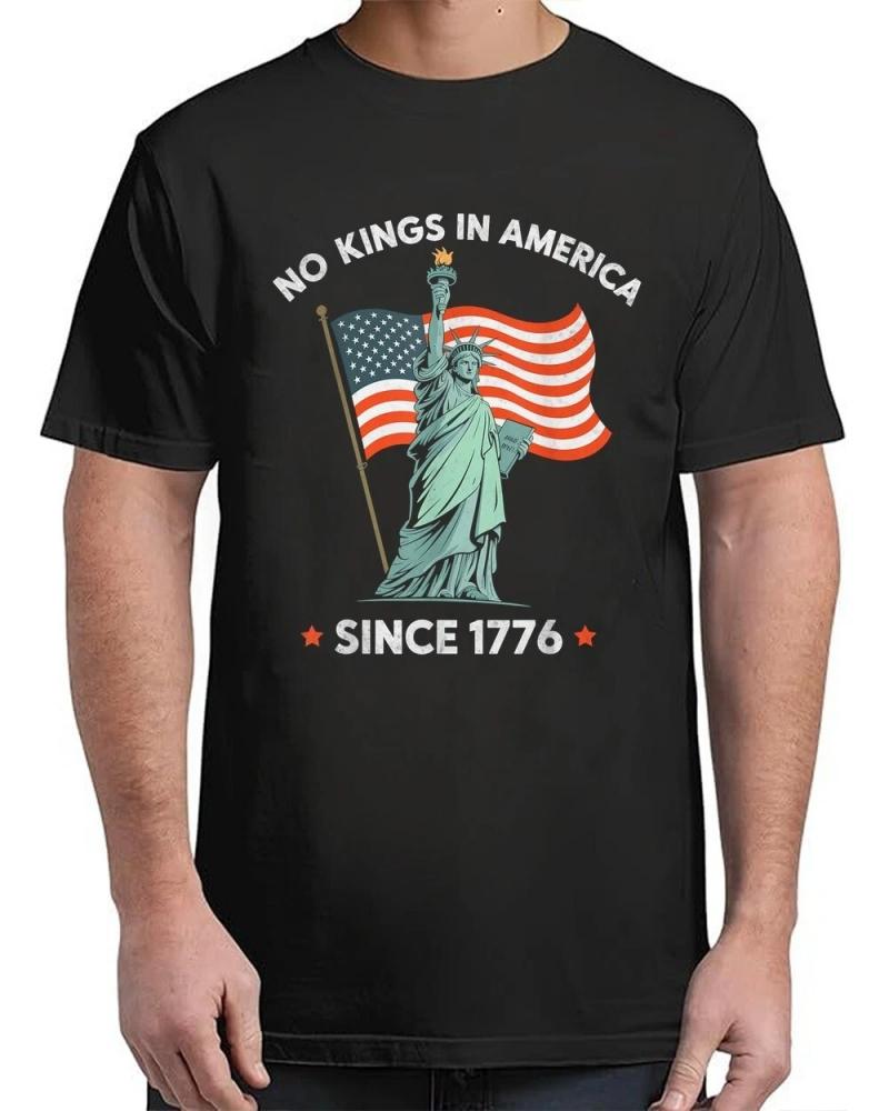 Statue of Liberty 4th July No Kings In America Since 1776 T-Shirt Statue of Liberty 4th July No Kings In America Since 1776 T-Shirt