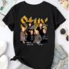 Styx Rock Band Signatures T-Shirt For Men And Women