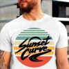 Sunset Curve Vintage Unisex T Shirt
