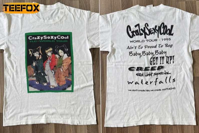 TLC Crazy Sexy Cool World Tour 1995 Retro T-Shirt