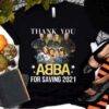 Thank You ABBA For Saving 2021 Signatures ABBA 49th Anniversary T-Shirt S-5XL