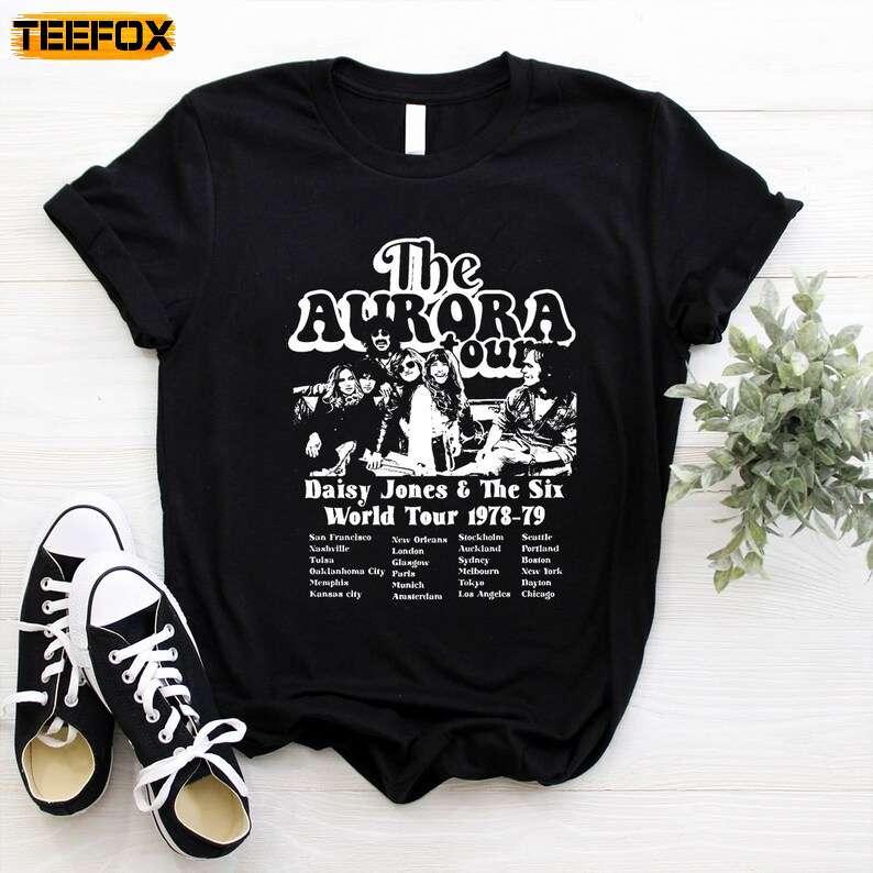 The Aurora Daisy Jones & The Six Tour 1978-1979 Short-Sleeve T-Shirt