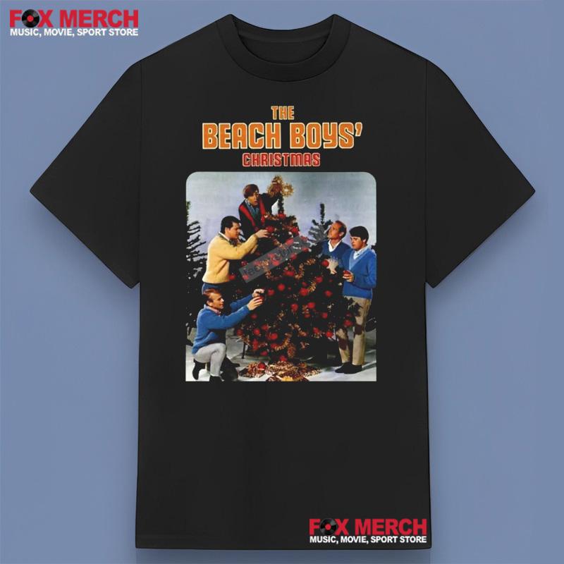 The Beach Boys Christmas Black Shirt