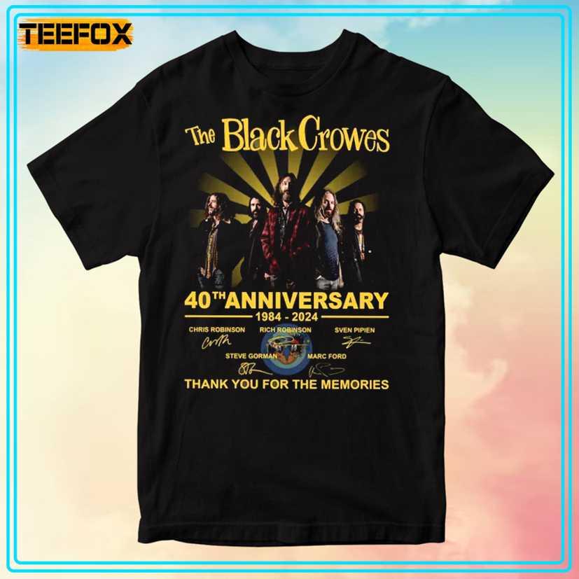 The Black Crowes 40th Anniversary Signatures T-Shirt
