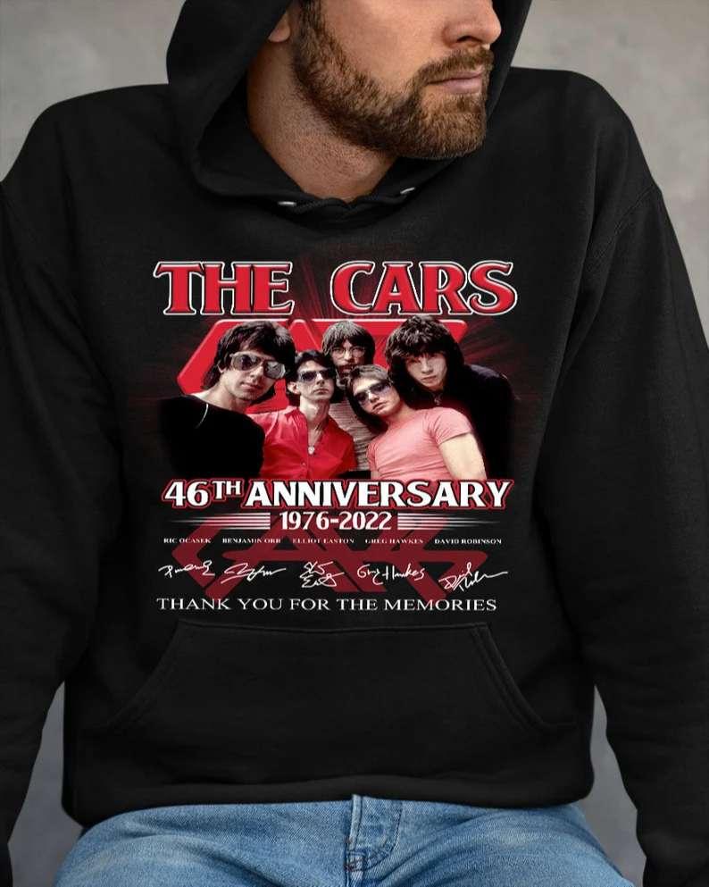 The Cars Rock Band 46th Anniversary 1976-2022 T-Shirt