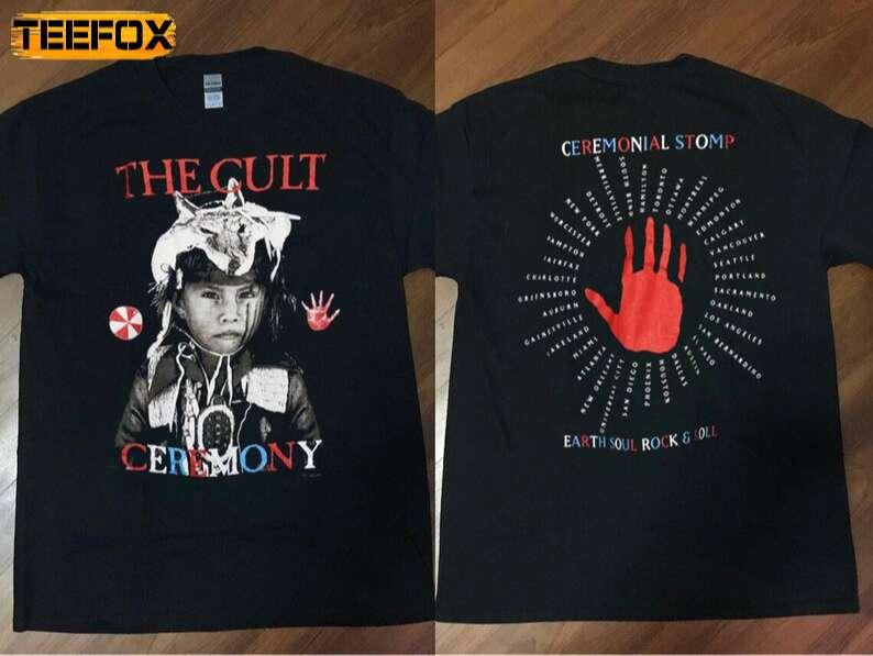 The Cult Ceremonial Stomp Tour 1991 Short-Sleeve T-Shirt