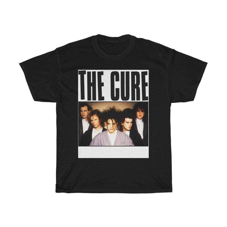 The Cure Rock Band Vintage Retro Style T-Shirt