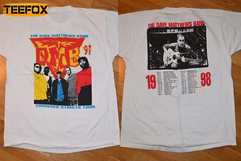 The Dave Matthews Band Crowded Streets Tour 1998 Short-Sleeve T-Shirt