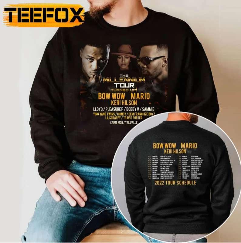 The Millennium Tour Turned Up Bow Wow Mario Keri Hilson T-Shirt 1468