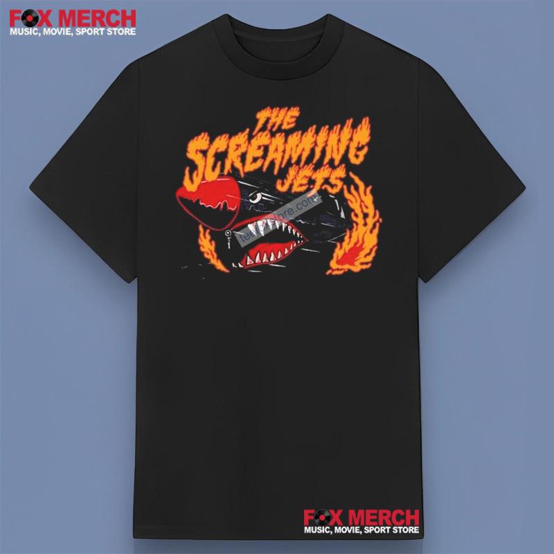 The Screaming Jets Flaming Jet Shirt