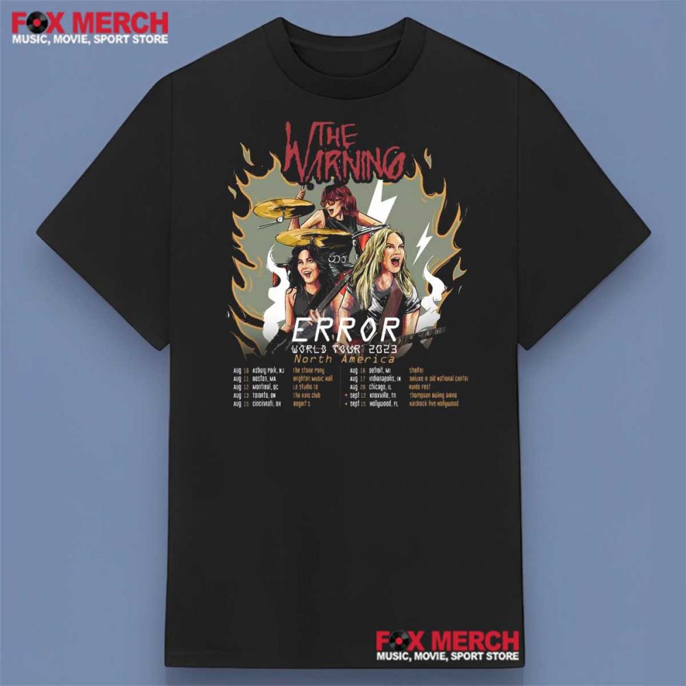 The Warning Error World Tour 2023 Shirt