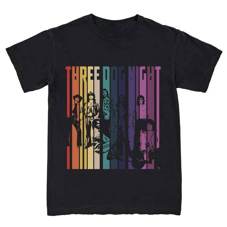 Three Dog Night Retro Style Rock Band T-Shirt For Men And Women
