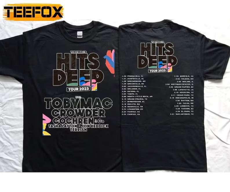 TobyMac Hits Deep Tour 2023 T-Shirt