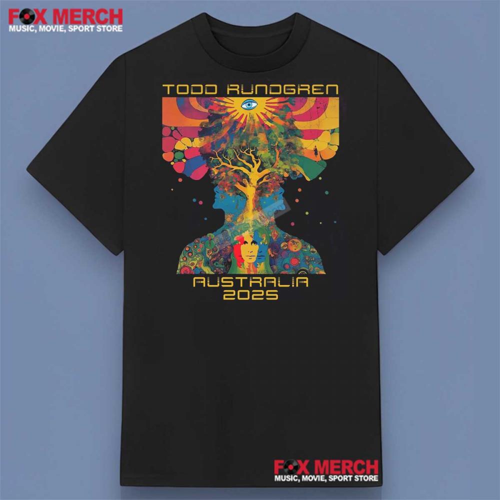 Todd Rundgren 2025 Australia Tour Shirt