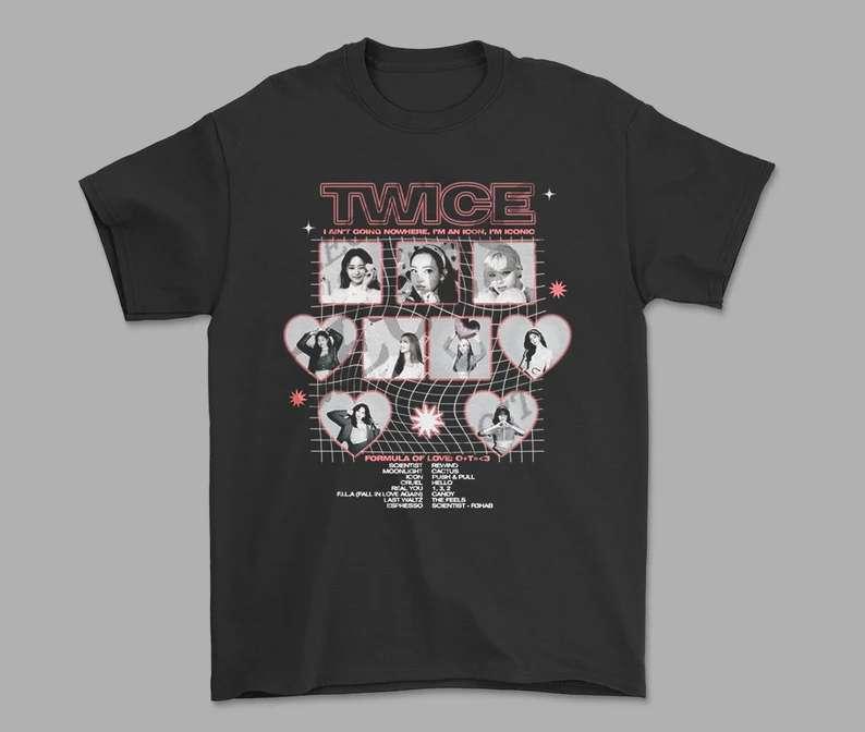 Twice Kpop Music T-Shirt Merch Band Group