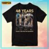 U2 48 Years Anniversary Signatures 1976-2024 T-Shirt