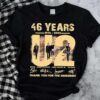U2 Rock Band 46 Years 1976-2022 Thank You For The Memories Signatures T-Shirt
