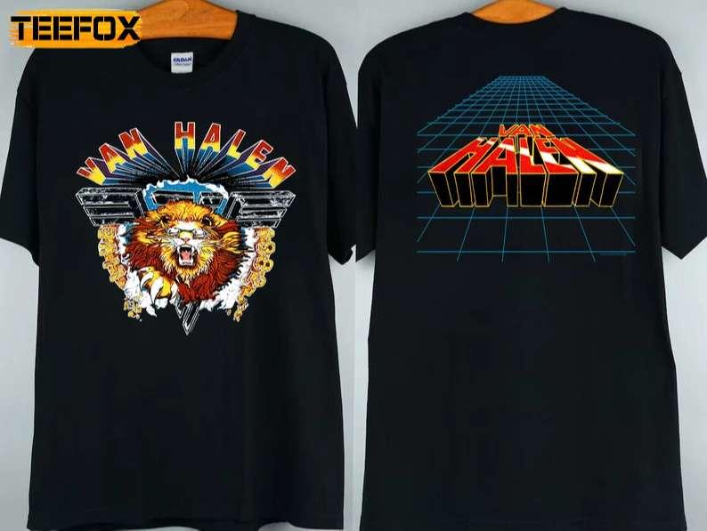 Van Halen Live Diver Down Tour 1982 Adult Short-Sleeve T-Shirt