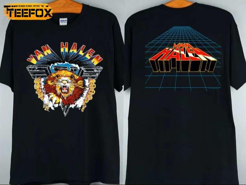 Van Halen Live Diver Down Tour 1982 Adult T-Shirt