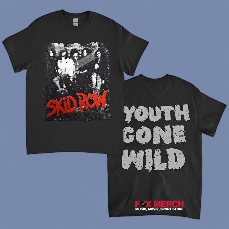 Vintage Skid Row Rock Concert Tour 1989 Unisex T-Shirts