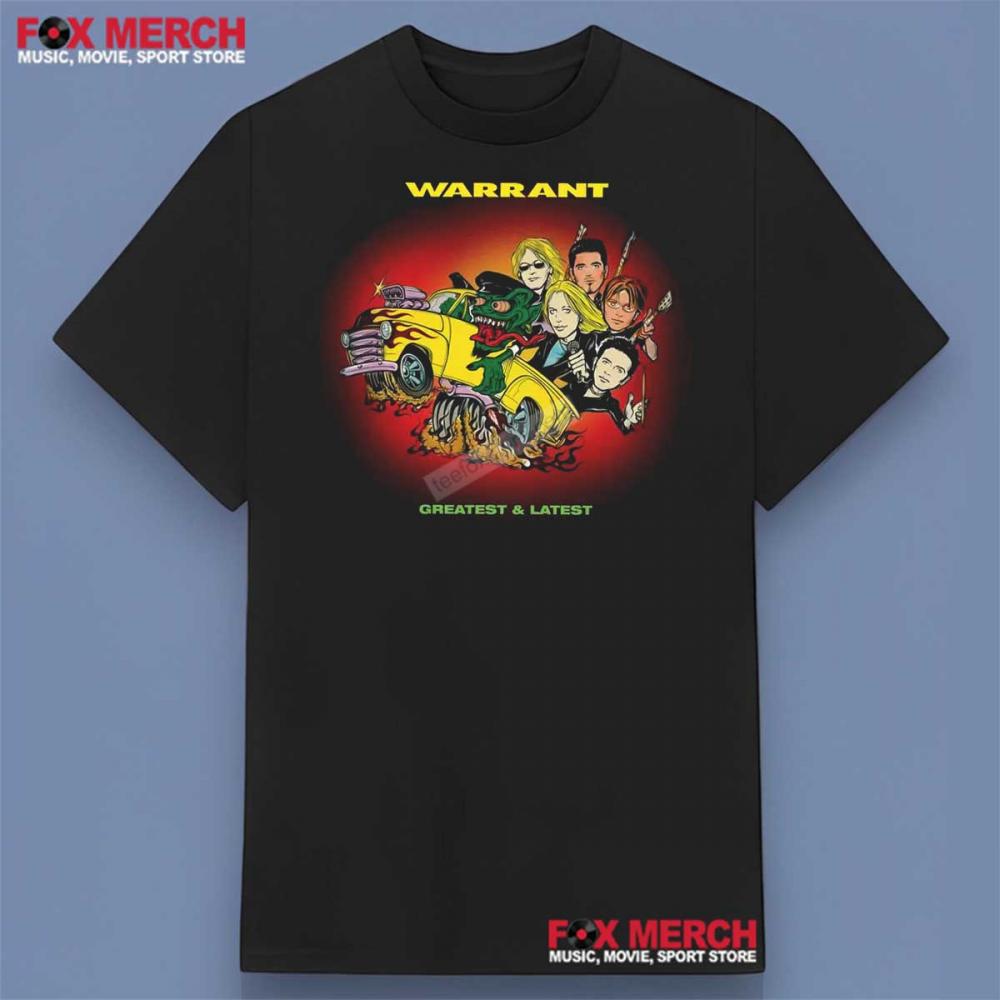Warrant Greatest Latest Band Shirt