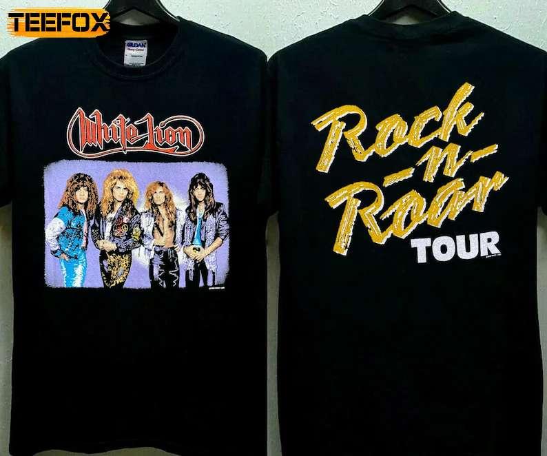White Lion Rock 'N' Roar Tour 1988 Short-Sleeve T-Shirt