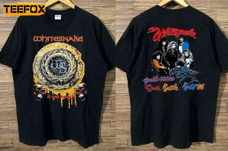 Whitesnake Is This Love '88 Concert Short-Sleeve T-Shirt