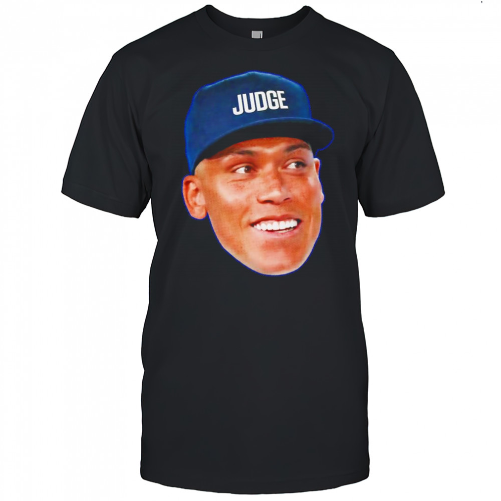 Aaron Judge head in the game shirt