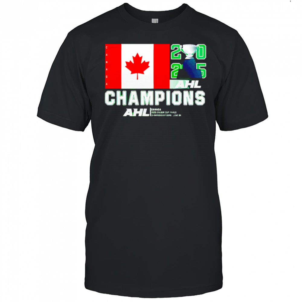 Abbotsford Canucks AHL 2025 Champions Calder Cup shirt