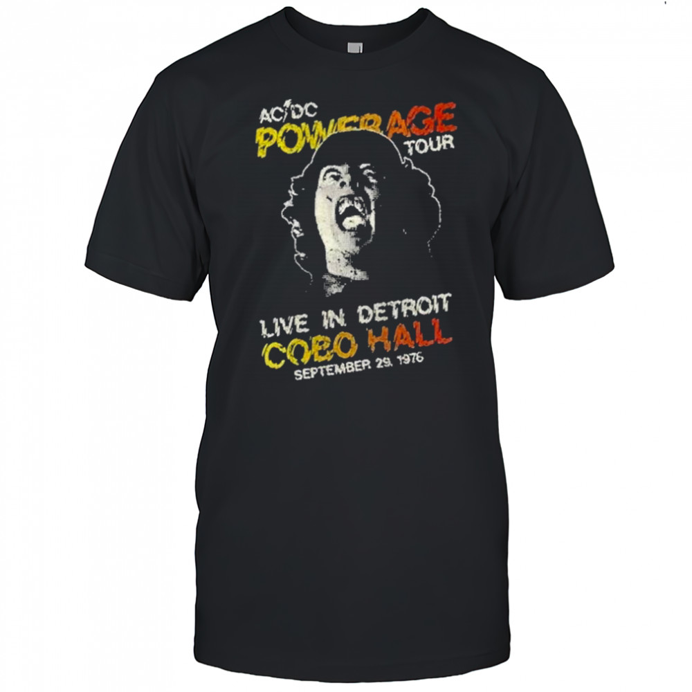 Ac Dc Powerage Tour Shirt