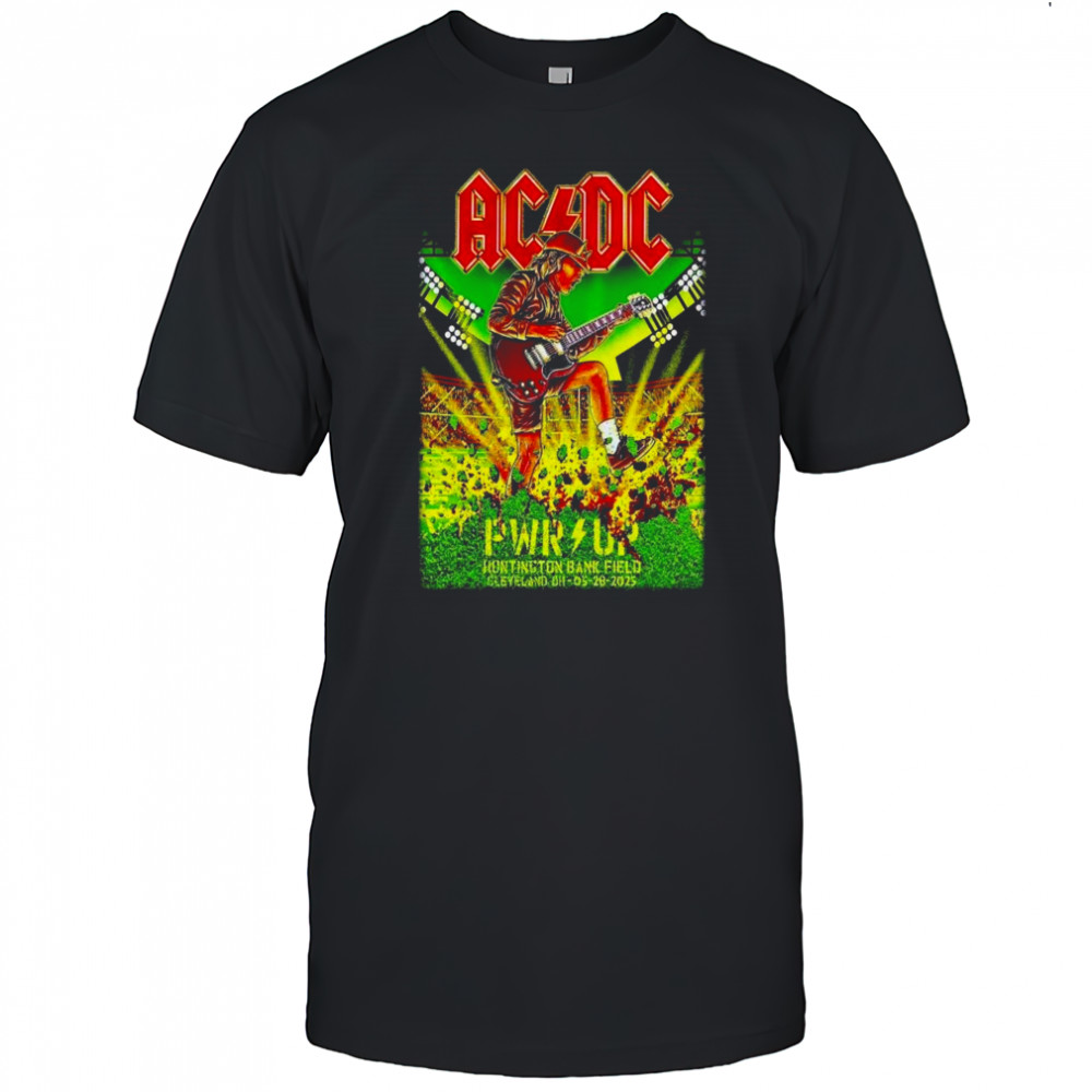 ACDC In Cleveland OH On May 28 2025 Tour Shirt