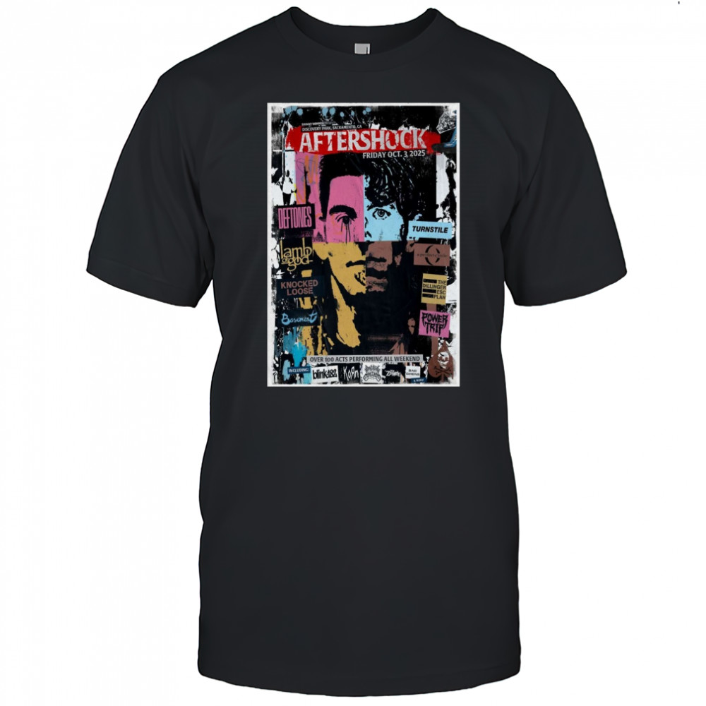 Aftershock Oct 3 2025 In Sacramento CA Poster T-Shirt