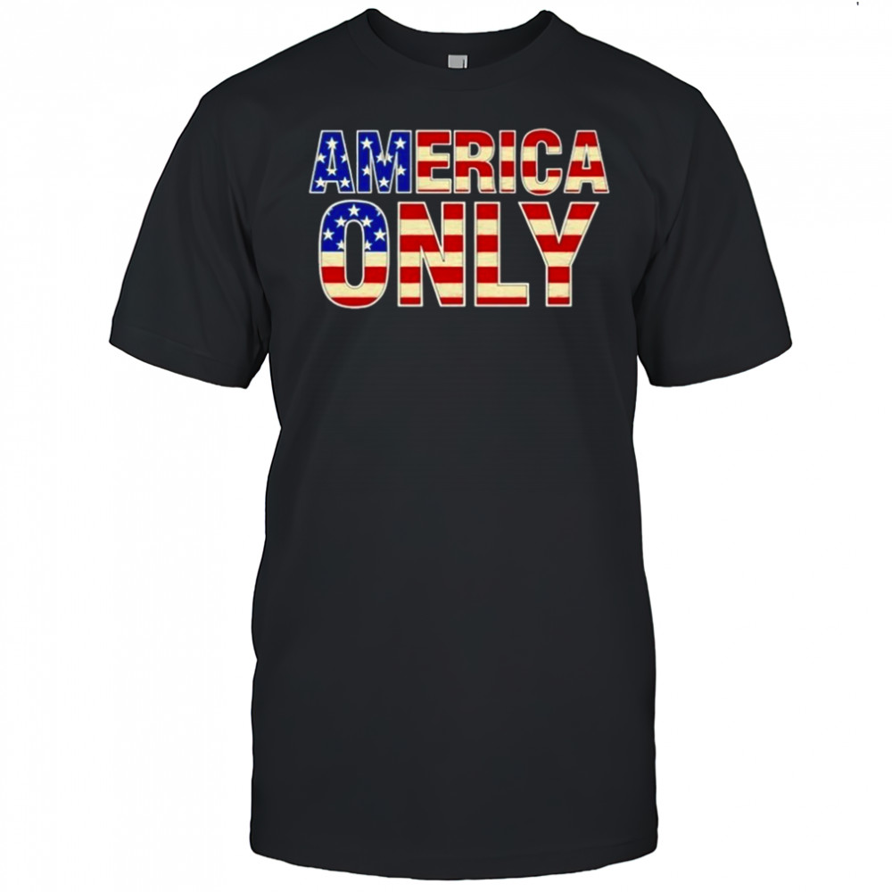 Alan Roberts America Only Flag T-shirt